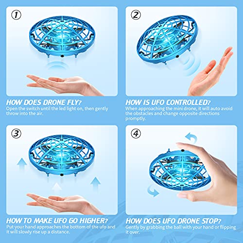 Kriogor Mini UFO Drone with LED Lights