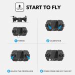 Betheaces RC Drones Mini Portable UAV Toy Four Rotor Helicopter Height Maintenance Headless Mode One Key To Turn Off Landing Long-Time Flight, Gift For Beginners, Kids And Adults