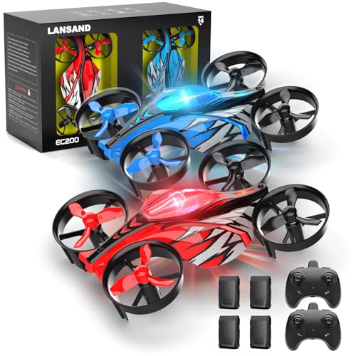 LANSAND Mini Drones for Kids and Adults - 2 Pack