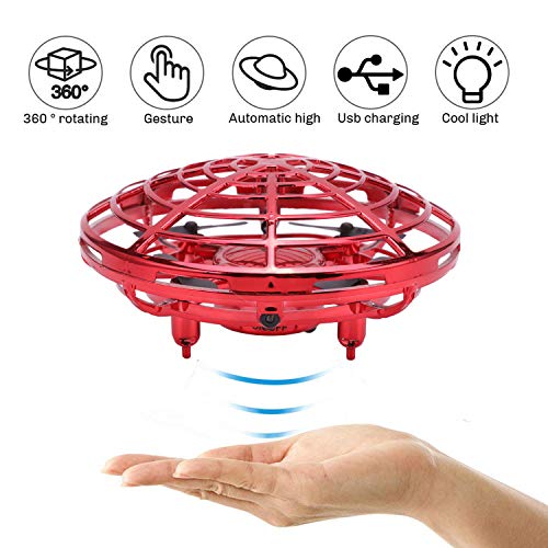Mini Hand Controlled UFO Drone with LED Lights