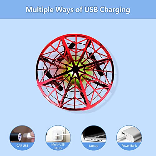 Hand Controlled Mini UFO Drone with LED Indicator