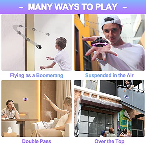 LED Flying Ball Spinner Drone for Kids and Adults