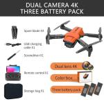 Drones w/ Dual HD Camera 4K Professional Foldable Drone GPS WIFI FPV 3 Batteries
