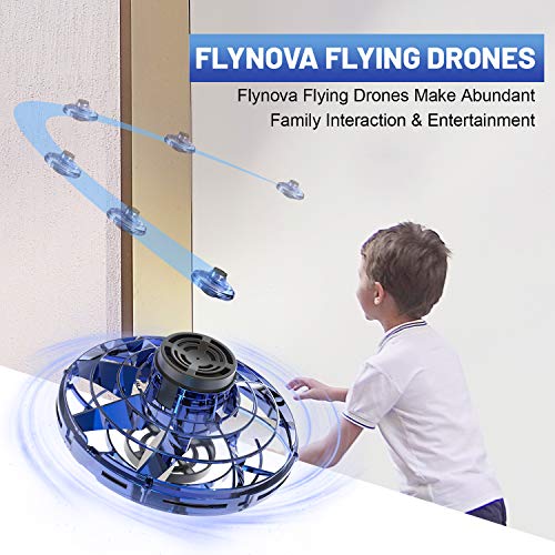 Hand Controlled Mini Drone with 360 Rotating LED Lights