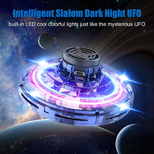 Hand Controlled Mini Drone with 360 Rotating LED Lights