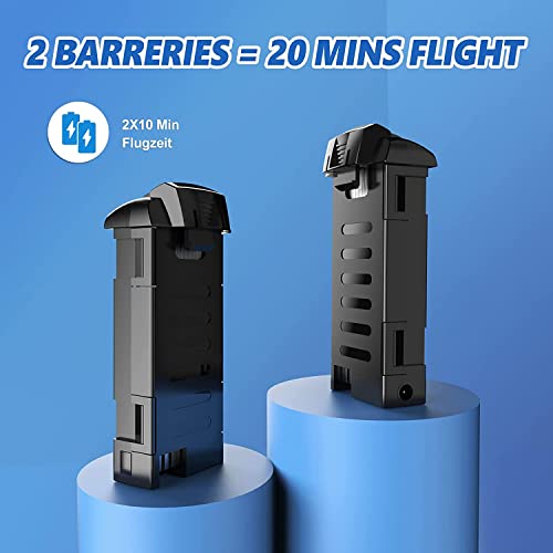 Tech RC Mini Drone: 20min Flight, 3D Flips, Altitude Hold