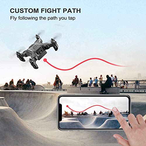 Foldable 720p FPV Mini Drone - 3 Batteries