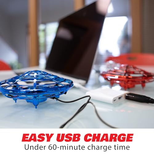 Force1 Scoot Duo Hand Operated Mini Drones 2-Pack