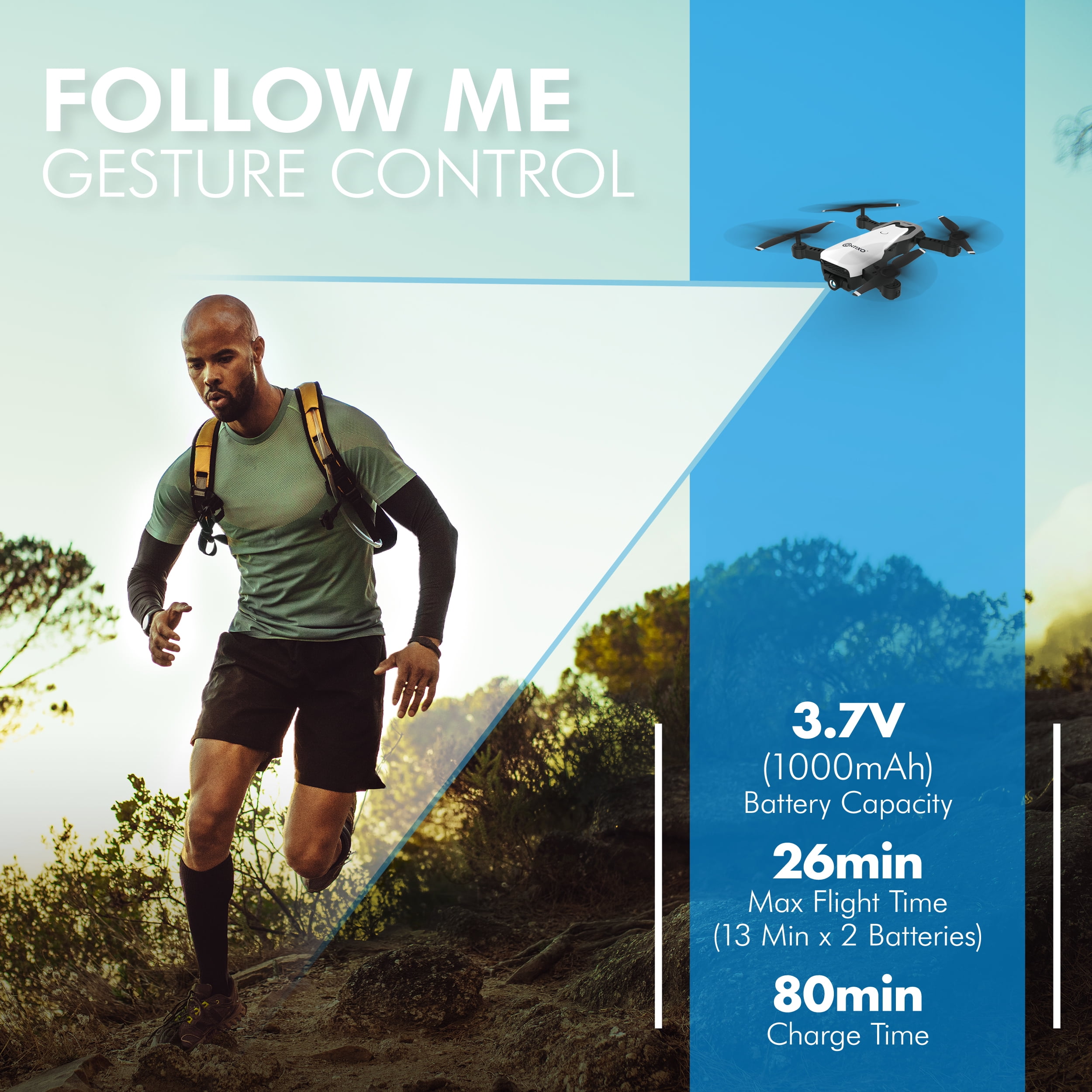 Contixo F16 1080P HD FPV Camera Drone