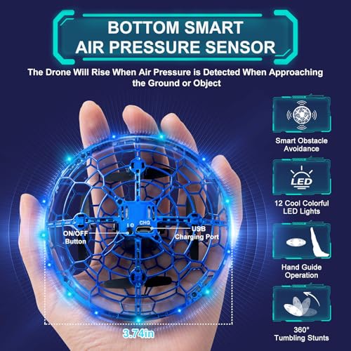 ETPlanet Hand Operated Mini Drone for Kids