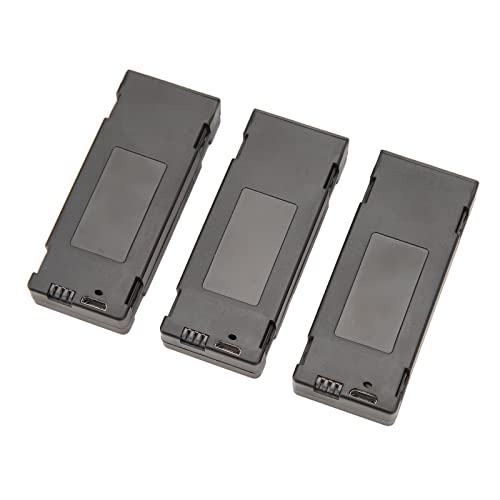 3Pcs 3.7V Lithium Batteries for RC Drones