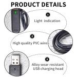 Goerpn 3Pcs USB Charger for RC Drone Batteries