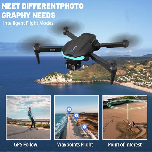 4K GPS Brushless Drone with 50 Min Flight
