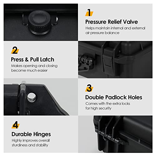 Waterproof Drone Case with Custom Foam Insert