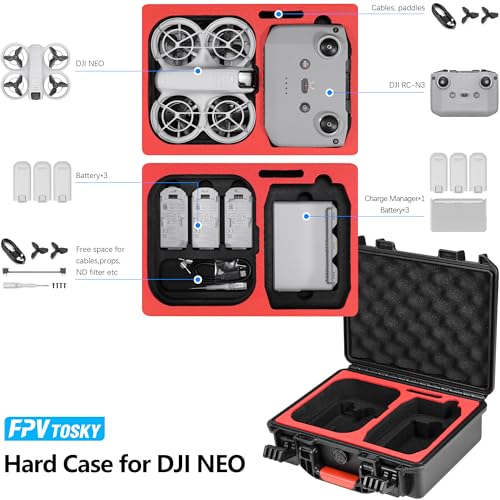 FPVtosky NEO Waterproof Hard Case for DJI Accessories