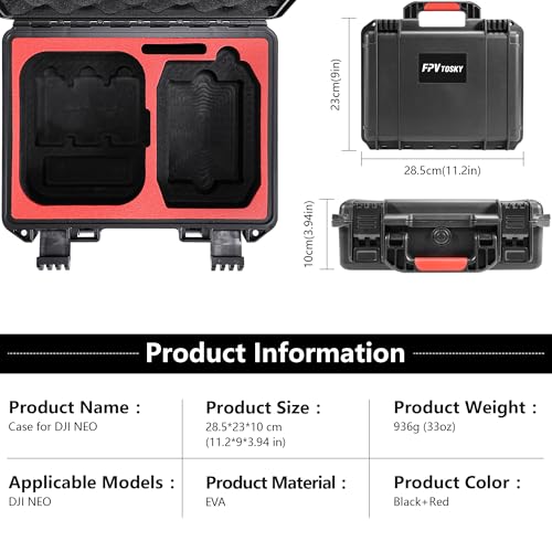 FPVtosky NEO Waterproof Hard Case for DJI Accessories