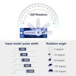 OUZHOU SG90 4PCS Metal Geared Servo Motor Kit