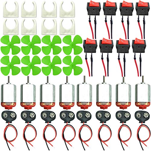 RUNCCI-YUN 40PC 20000RPM Mini DC Motor Kit
