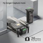 DEERC D65 4K EIS GPS Camera Drone for Beginners