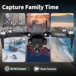 Toladrone TD12PRO 4K Camera Mini Drone for Beginners