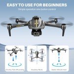 1080P HD Camera Drone for Beginners with Altitude Hold