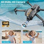 1080P HD Camera Drone for Beginners with Altitude Hold