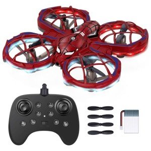 Mini RC Drone for Kids Age 8-12 - Red