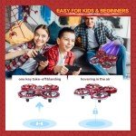 Mini RC Drone for Kids Age 8-12 - Red