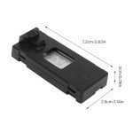 Dpofirs 3.7V 1800mAh Battery for E88 Drones