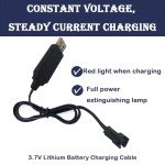 4-Pack USB Charger Cable for RC Drone Batteries