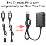 Tosiicop 7.4V Lipo Battery Charger for Drones