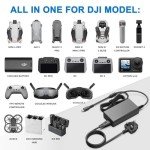 65W USB C Charger for DJI Drones and Controllers