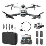 4K GPS Drone with Cameras and 4 Batteries