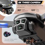 4K Camera Drone with 50X Zoom and Extras