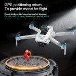 4K GPS Drone with 3 Batteries and Screen