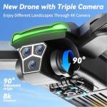 HYTOBP S166 GPS 4K Camera Drone for Beginners