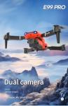 E99 Pro GPS Dual Camera Foldable Drone with Batteries