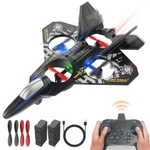 BEZGAR 2.4GHz RC Airplane with LED Lights