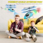 TERRAMUS Kids Remote Control Helicopter with LED Light