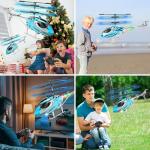 TERRAMUS Kids Remote Control Helicopter with LED Light