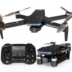 Toladrone TD31LCD Foldable Camera Drone for Beginners