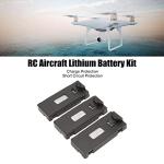 3-Pack 2600mAh Drone Battery Kit with Charger