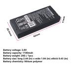 1100mAh Battery for DJI Tello Quadcopter