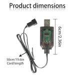 Litinliv USB Charger Cable for RC Vehicles and Drones