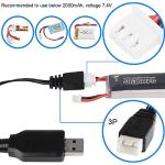 Youmile 2S 7.4V LiPo Battery USB Charger