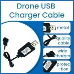 USB Charger Cable for Drone and R/C Vehicles