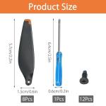 APOMOONS 8-Pack DJI Mini 3/4 Pro Propellers