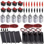 RUNCCI-YUN 30pcs Mini DC Motor Kit