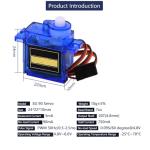 SG90 Metal Gear Servo Motor Set - 4PCS