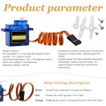 Metal Geared Servo Motor Kit for Drones and RC Toys